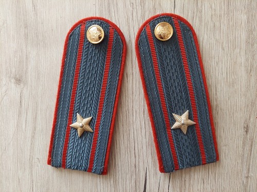 Soviet Epaulets Militia Major. USSR Original. Police shoulder straps - Picture 1 of 18