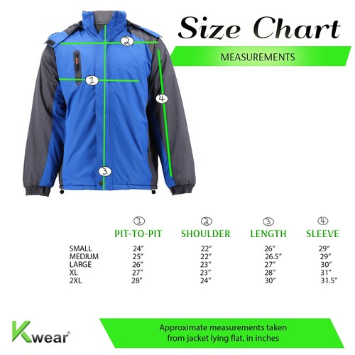 Men’s Quilted Lined Removable Hood Two Toned Zipper Puffer Lightweight Jacket - Bild 2 von 22