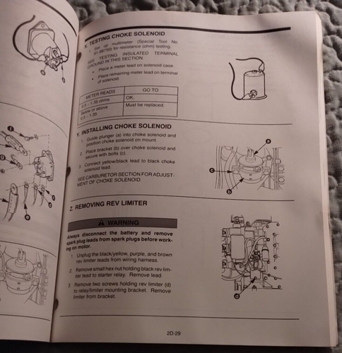 Mercury Marine Service Manual Sport Jet 90 1993 90-824724 1-693 - Picture 13 of 15