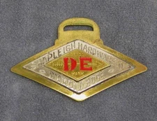 Vintage Hardware Store Watch Fob Shapleigh Co Diamond Edge St Louis