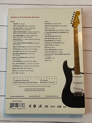 Eric Clapton 2004 Crossroads Guitar Festival DVD w/ Insert & Dust