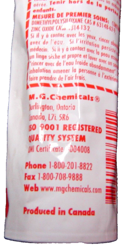 Silicone Heat Transfer Compound MG Chemicals 150 g Tube - Afbeelding 3 van 4