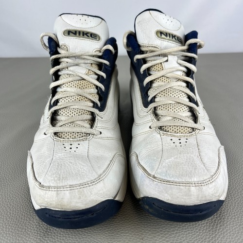 Vintage 2006 Nike Hoop Drills 313570-102 White Leather Basketball Mens Size 12 - Picture 4 of 9