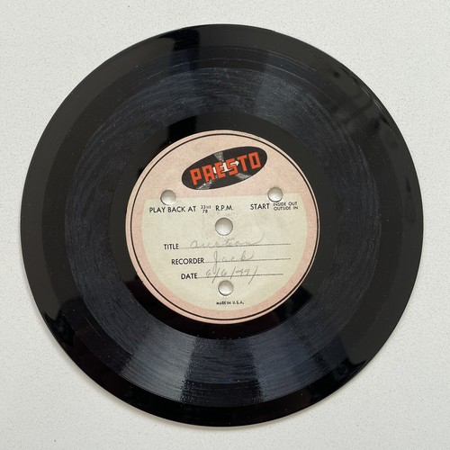 x3 Presto Amateur Home Recordings 1940s 78 RPM - Picture 7 of 9