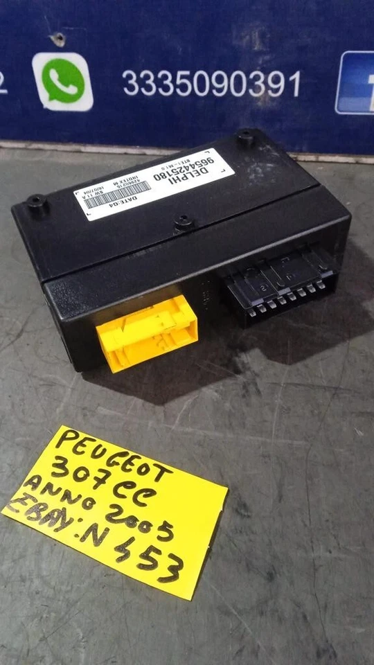 Centralina Capote Apertura Tetto Peugeot 307 CC 2005 - Immagine 2 di 2