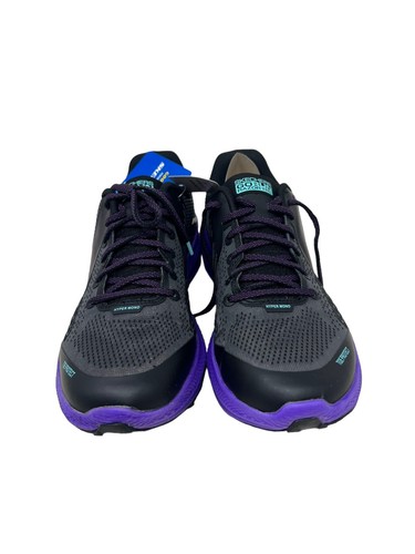 Skechers Women's Go Run Razor Trail Shoes, Black/Purple, 8 B Medium - Picture 3 of 7