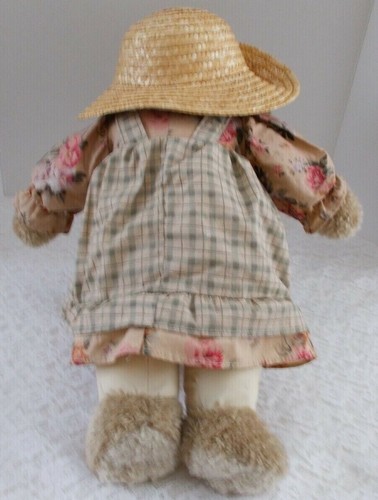 Set of 2 Soft Plush Boy & Girl Bunnies for Easter/Spring - 16" Tall - Picture 3 of 7