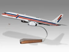 Boeing 757-200 Air Holland Desk Wood Airplane New Model Small Scale 1/130