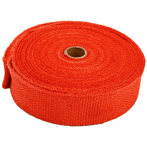 2" 50Ft Roll Fiberglass Exhaust Header Pipe Heat Wrap Tape + Ties Kit 4 Colors - Picture 6 of 14