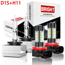 For BMW 320i 2012-2015 LED HID Headlight Bulbs High/Low Beam + Fog Light Kit