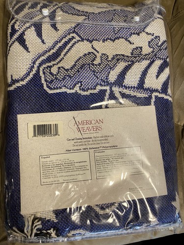 Vintage 1995 American Weavers Star Kitty Made In USA 50x60 Neu! - Bild 2 von 2