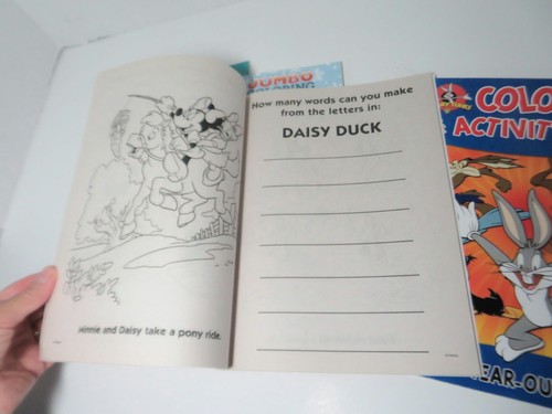 Lot of 4 Assorted Coloring/Activity Books Mickey Looney Tunes Olivia Rudolph NEW - Bild 7 von 14