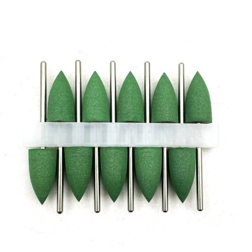 10pcs/set 2.35mm Dental Silicone Rubber Polishers Burs Polishing Nail Drill Bit - Bild 6 von 65