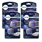 Febreze Car Air Freshener Vent Clip Midnight Storm 4 PACKS