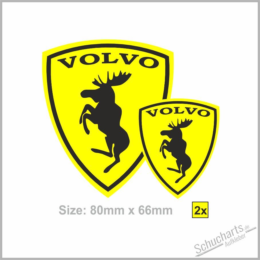 mit Rand - Volvo Wappen