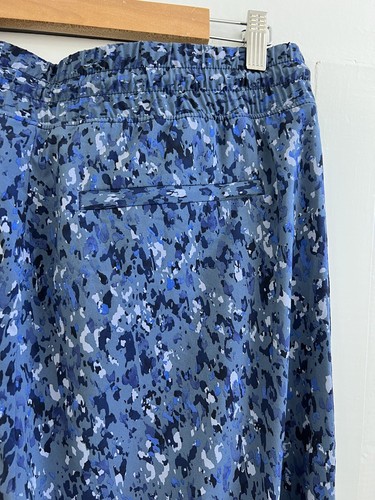 Athleta Avenue Wide Leg Woman's Crop Pants in Allure Navy Size 14 Tall Pockets - Picture 8 of 13