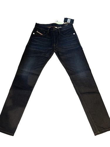 Brandneu mit Etikett Diesel – dunkelblaue Herrenjeans Slim Fit Stretch Denim D-Strukt 09A45 30 x 34 - Bild 4 von 6