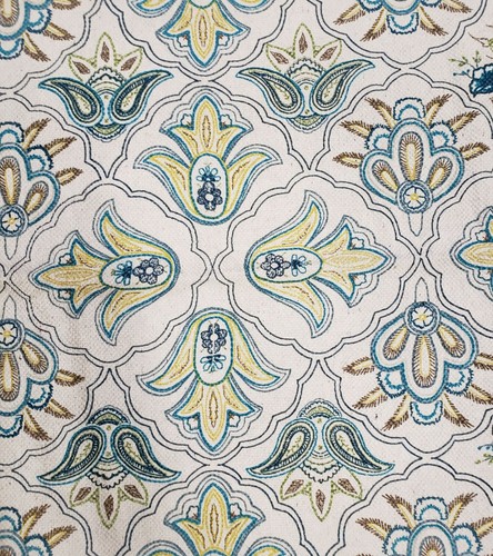 TAPPETO ACCENTO ARTIGIANALE EXTRA LARGE (27"x45") DESIGN FLOREALE DALL'INDIA, NAYA - Foto 3 di 12