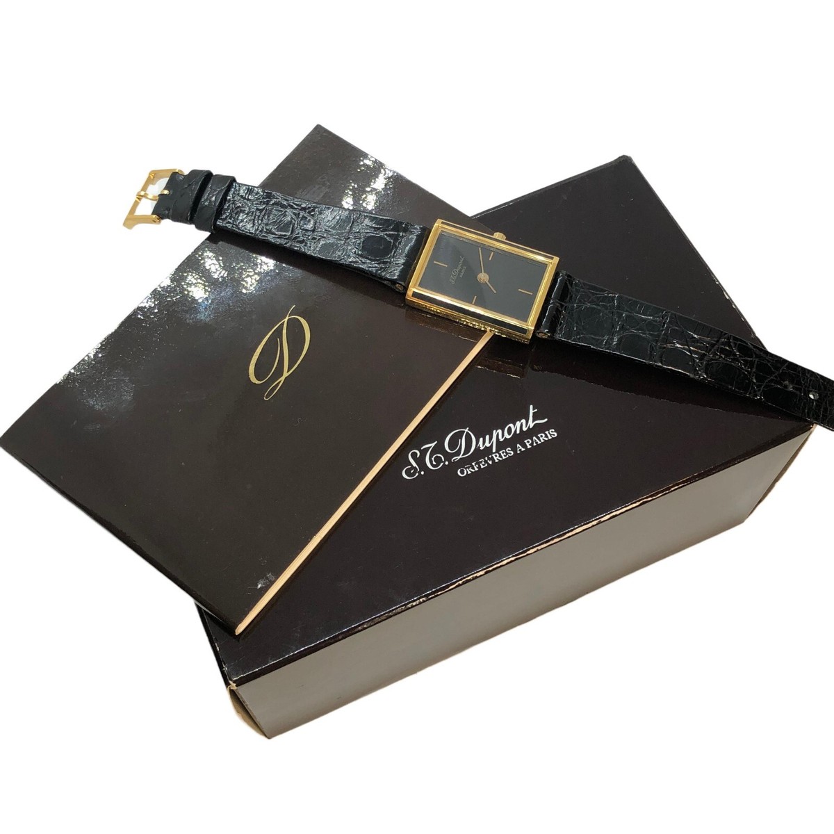 ICONIC S.T. DUPONT PARIS LAQUE DE CHINE WATCH LUXURY UNISEX