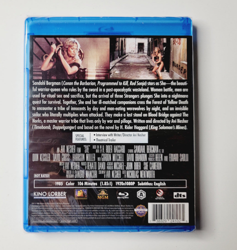 She (Blu-ray, 2019) SEALED, David Goss, Gordon Mitchell, Sandahl Bergman - Bild 2 von 3