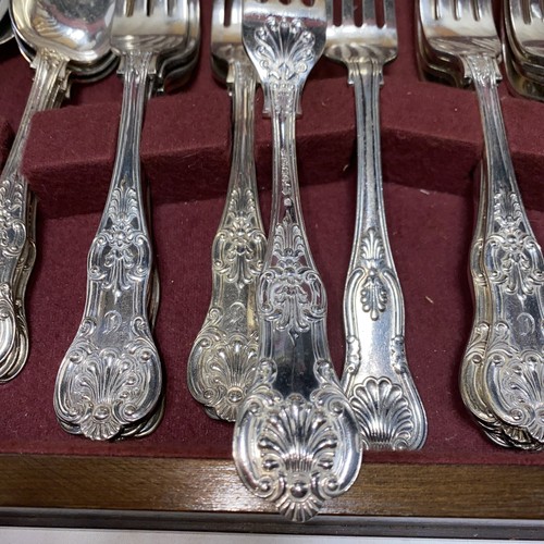 F.A Kirk Cutlers Sheffield England Boxed Cutlery Set X 43 Pieces - Picture 10 of 17