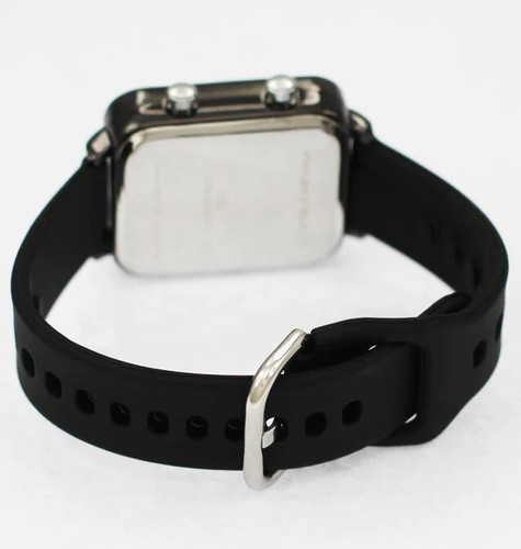 37mm Montres Carlo Women Silicone Band Stones Dial LED Sport Men's Digital Watch - Picture 14 of 22