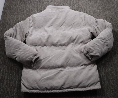 Brave Soul Men's Corduroy Puffer Jacket Men's Gray Y2K Streetwear - Picture 6 of 13