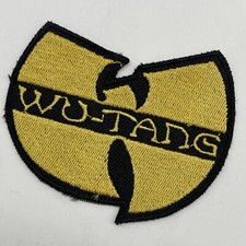 Wu-Tang Logo Patch: Iron On, Quality Embroidery, 3 3/4  Wide, New