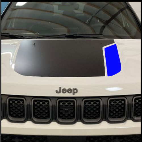Hood Anti-glare Blackout Vinyl Decal Sticker For Fit 2017-2022 Jeep Compass - Picture 6 of 6