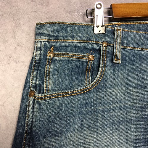 Wrangler Mens Slim Straight Fit Blue Jeans size 38x34 Premium Western Denim - Bild 12 von 14