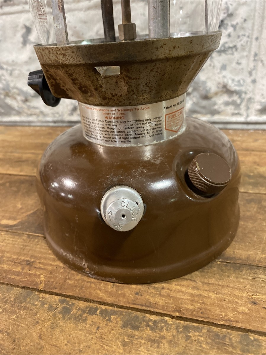 Coleman - コールマン　Coleman model:275  6/1982 1982 #275 brown Coleman Double Mantle Lantern working