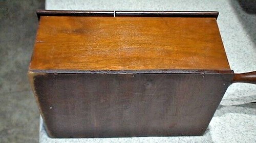 Vintage Fraternal Black Ball Ballot Box - Initialed - No Balls - REDUCED!! - Picture 11 of 13