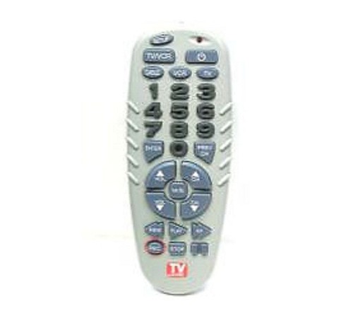 TV GUIDE BRAND 3 IN 1 UNIVERSAL TV REMOTE CONTROL ~ BIG BUTTONS 🆕 - Picture 2 of 3