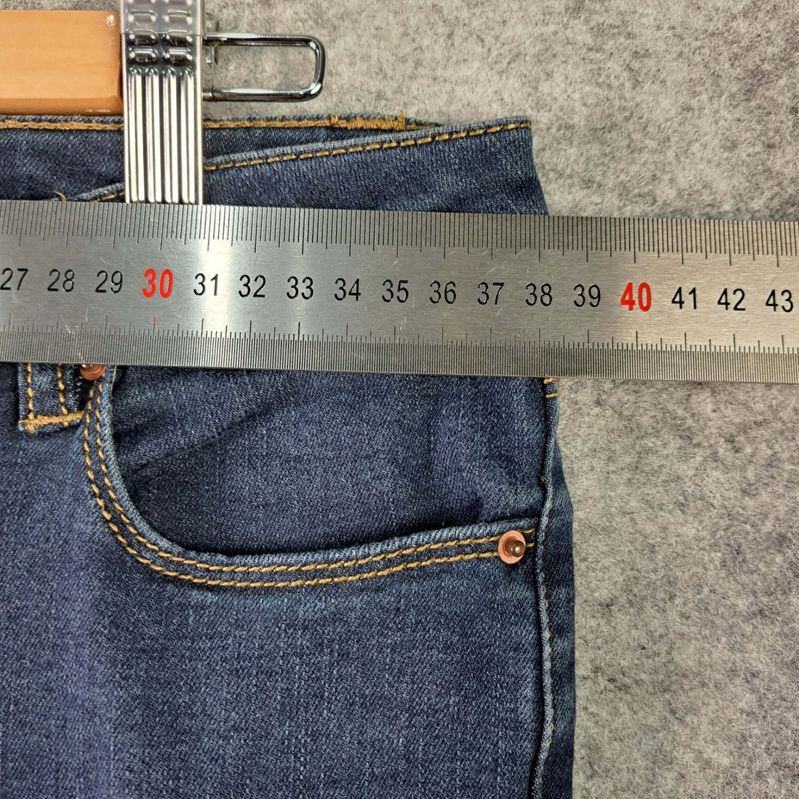 Jay Jays Womens Denim Skinny Jeans Size 10 Blue Casual Pocket Zip