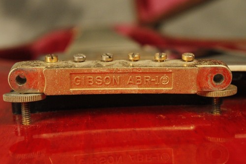 1960 Gibson ES-355 Cherry MONO w/Bigsby original PAF pickups Zebra/Double White - Picture 22 of 24