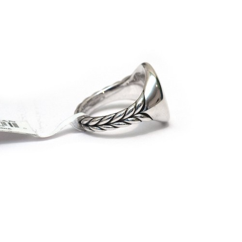 Neu David Yurman Pflastern Initialen Buchstabe K Rosa Ring IN Diamant & Silber 4 - Bild 8 von 9