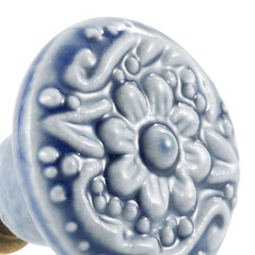 6-16x Round Multicoloured Ceramic Knob Door Handle Cupboard Cabinet Drawer Pulls - Picture 205 of 243
