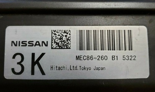 ✅ 05 INFINITI QX56  ENGINE COMPUTER CONTROL  MODULE (BIG#S3K)  # MEC86260B15322 - Imagen 2 de 4