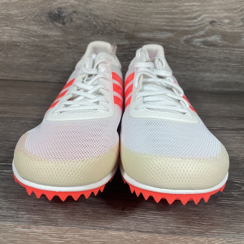 Adidas Distancestar Men's Running Track Field Spikes Orange White Size 12 bb5753 - Picture 19 of 23