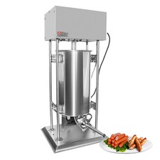 ALDKitchen Sausage Stuffer | Electric Sausage Filler | 5 Tubes | Stainless Steel
