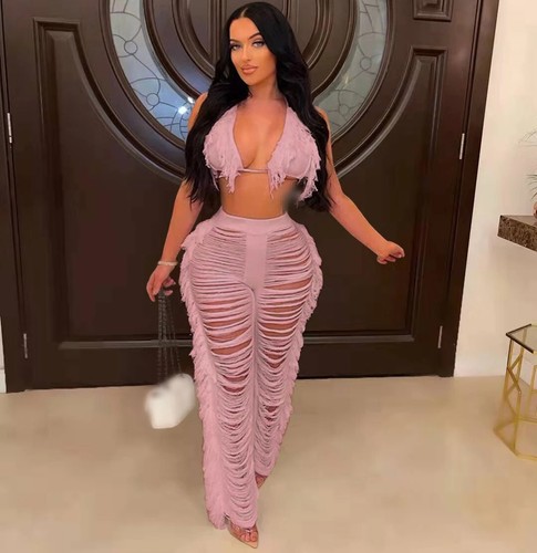 Womens Summer 2 Piece Vacation Outfit - Picture 3 of 19