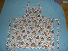 VINTAGE-STYLE BIB APRON**CARDINALS**BIRD HOUSES***SNOW**Adult Size**Homemade*