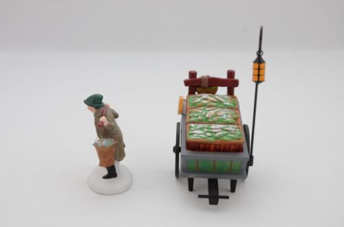 Department 56 Heritage Village Collection "Chelsea Market Fish Monger & Cart" - Picture 2 of 8