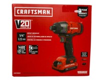 Craftsman CMCF800C1 20V Cordless 1/4 inch Impact Driver Kit