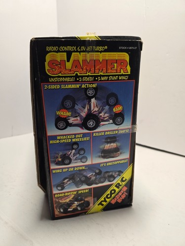 Vintage RC Slammer Complete w/ Remote Control Battery Charger & Box TYCO 1997 - Picture 15 of 18