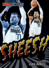 Luka Doncic 2023-24 NBA Hoops Premium Stock Sheesh Silver Prizm #16