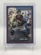 2024 Topps Series 2 Drew Millas Team Color Border  Nationals SP