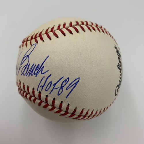 JOHNNY BENCH signed Rawlings Official National League Baseball RO-N HOF 89 - JSA - Picture 4 of 9