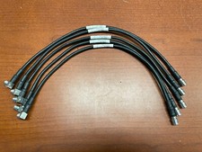 (5) Nortel NTGZ8101E6, QMA Right Angle to QMA Straight Cable Jumpers, 400mm