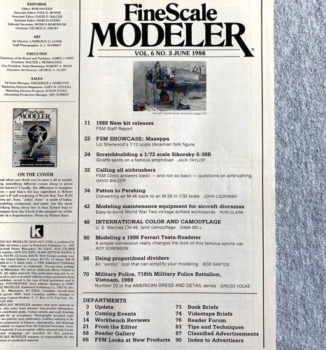 2 FineScale Modeler Magazines March/Apr 1984 - Vol 2 #3, June 1988 - Vol 6 #3 - Picture 12 of 16